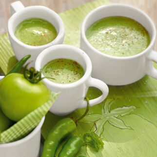 Grüne Tomatensuppe Grüne Tomatensuppe