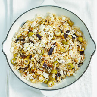 Reis-Auberginen-Pfanne Reis-Auberginen-Pfanne