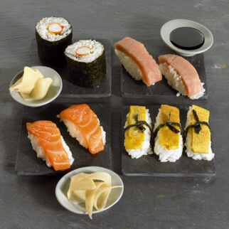 Gemischte Sushi-Platte Gemischte Sushi-Platte