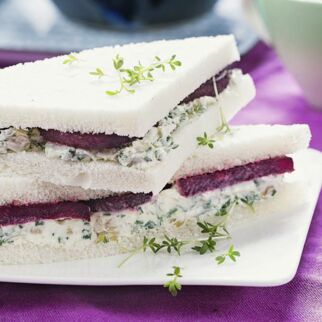 Rote-Bete-Tramezzini Rote-Bete-Tramezzini
