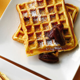Leichte Dattel-Waffeln Leichte Dattel-Waffeln