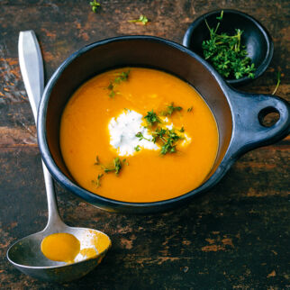 Exotische Möhrensuppe Exotische Möhrensuppe