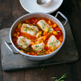 Cassoulet mit Rotbarsch Cassoulet mit Rotbarsch