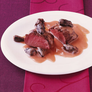 Reh mit Morcheln Reh mit Morcheln