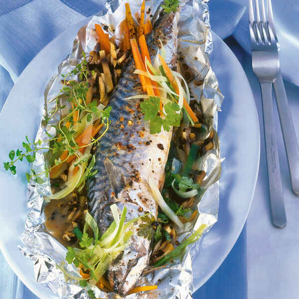Forelle in der Folie mit Fenchel Rezept | Küchengötter