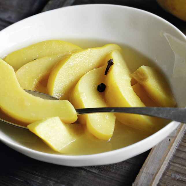 Quittenkompott mit Gewürzen Rezept | Küchengötter Quittenkompott mit Gewürzen Rezept | Küchengötter