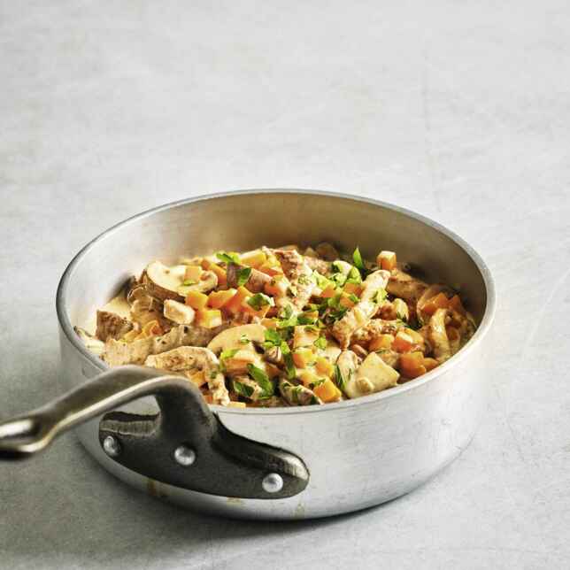 Kürbis-Lauch-Curry mit Schweinefilet Rezept | Küchengötter Kürbis-Lauch-Curry mit Schweinefilet Rezept | Küchengötter