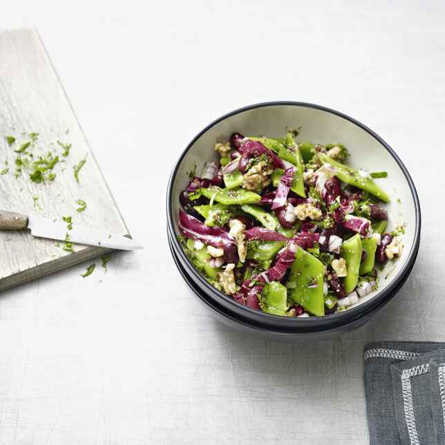 Bohnensalat mit Thunfisch und Radicchio Rezept | Küchengötter Bohnensalat mit Thunfisch und Radicchio Rezept | Küchengötter