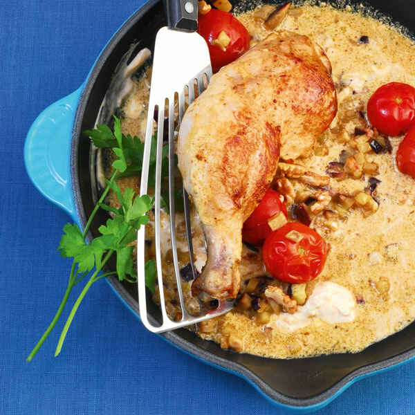 Hähnchenkeulen aus dem Ofen Rezept | Küchengötter Hähnchenkeulen aus dem Ofen Rezept | Küchengötter