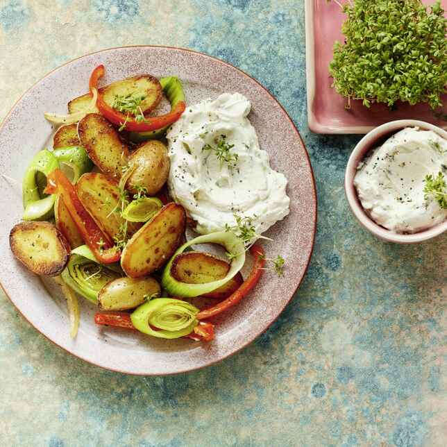 Kartoffel-Lauch-Pfanne Rezept | Küchengötter