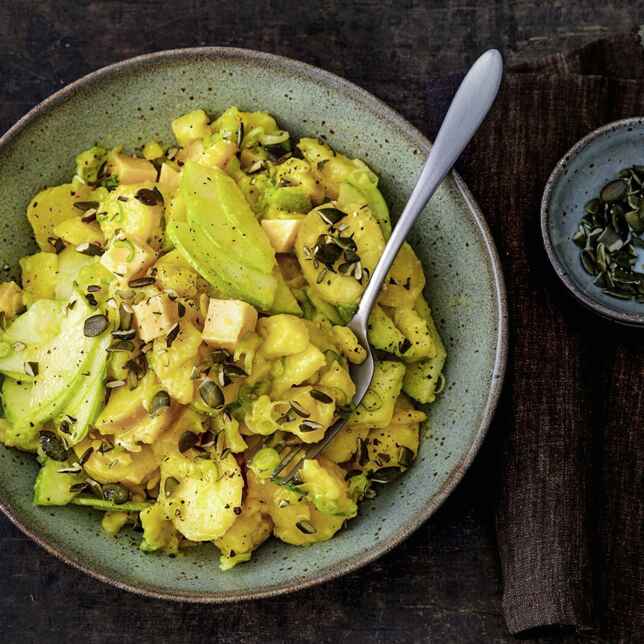 Grüner Kartoffelsalat mit Basilikum Rezept | Küchengötter Grüner Kartoffelsalat mit Basilikum Rezept | Küchengötter