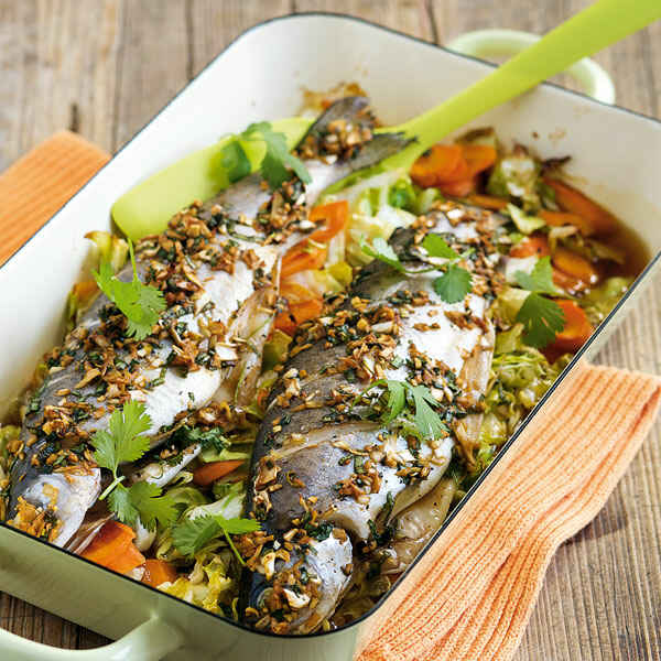 Thai-Forelle in Folie Rezept | Küchengötter Thai-Forelle in Folie Rezept | Küchengötter