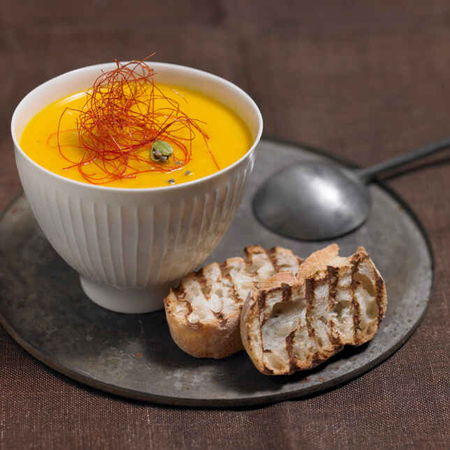 Möhren-Orangen-Suppe mit Ingwer Rezept | Küchengötter Möhren-Orangen-Suppe mit Ingwer Rezept | Küchengötter