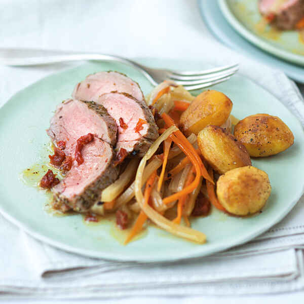 Schweinefilet im Kräutermantel Rezept | Küchengötter