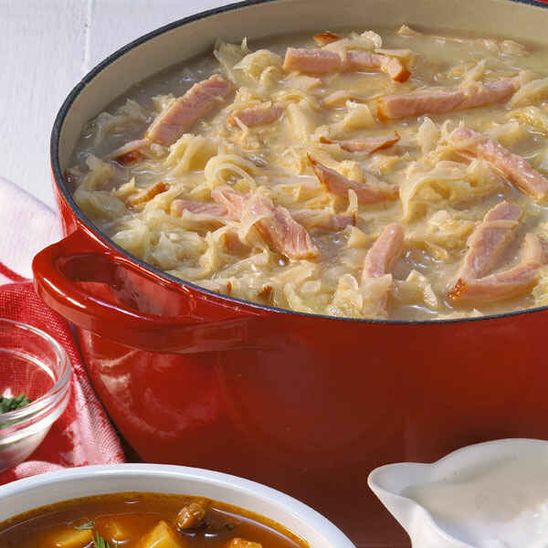 Cremige Sauerkrautsuppe Rezept | Küchengötter