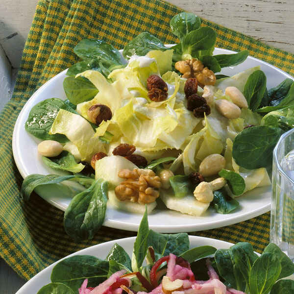 Chicore Salat Mit Apfel Und Joghurt