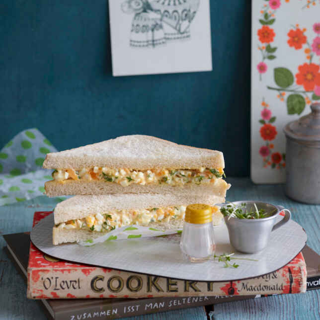 Sandwiches mit Eiercreme Rezept | Küchengötter Sandwiches mit Eiercreme Rezept | Küchengötter