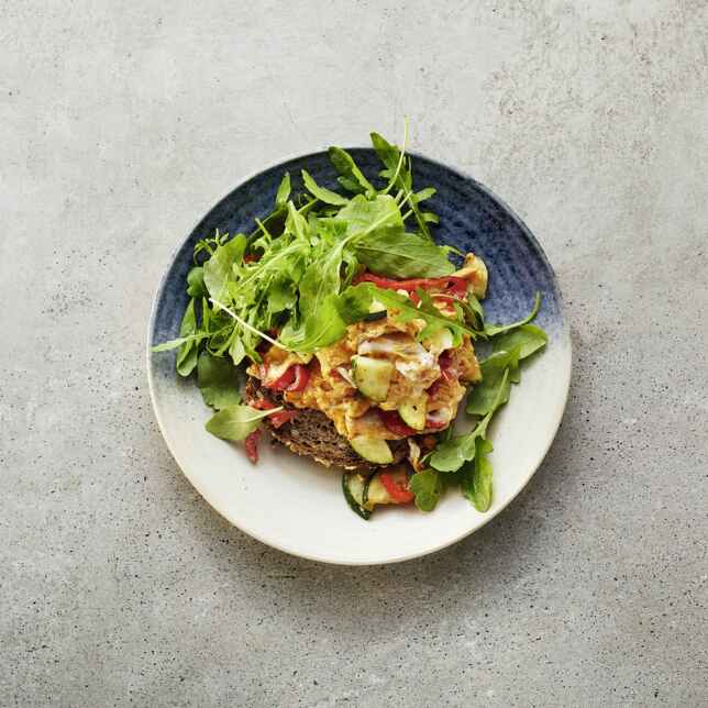 Wirsing-Rührei mit Speck Rezept | Küchengötter Wirsing-Rührei mit Speck Rezept | Küchengötter