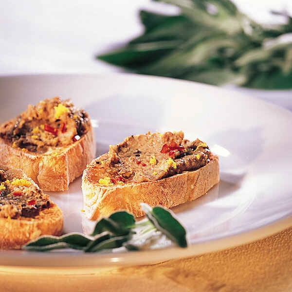 Crostini mit Leber Rezept | Küchengötter Crostini mit Leber Rezept | Küchengötter