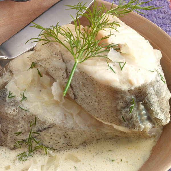 Gekochter Schellfisch mit Senfsauce Rezept | Küchengötter Gekochter Schellfisch mit Senfsauce Rezept | Küchengötter