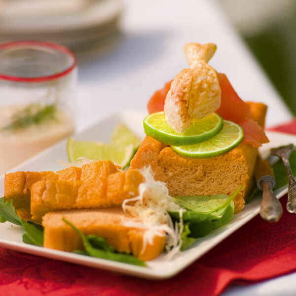 Lachs-Forellen-Terrine Rezept | Küchengötter Lachs-Forellen-Terrine Rezept | Küchengötter