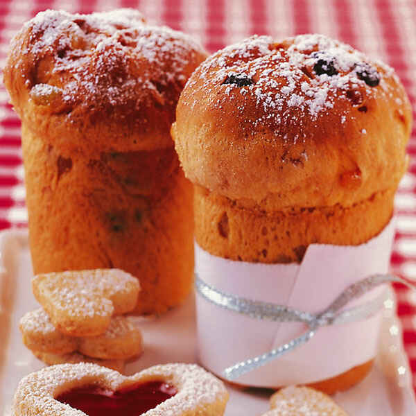 Weihnachtliche Mini-Panettone Rezept | Küchengötter Weihnachtliche Mini-Panettone Rezept | Küchengötter