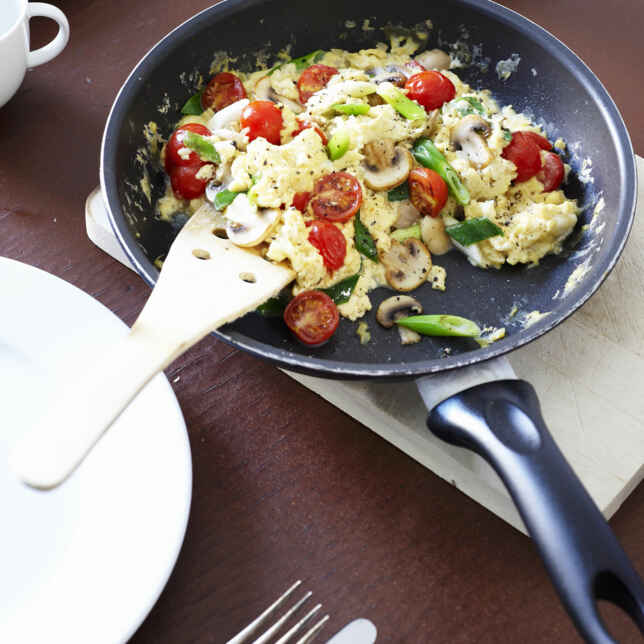 Champignon-Reis-Rührei Rezept | Küchengötter Champignon-Reis-Rührei Rezept | Küchengötter