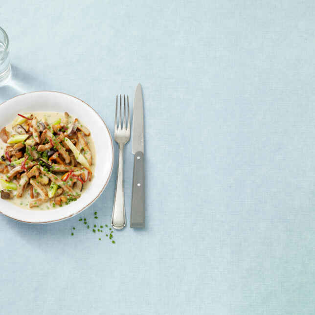 Geschnetzeltes mit Vanille-Curry-Sauce Rezept | Küchengötter