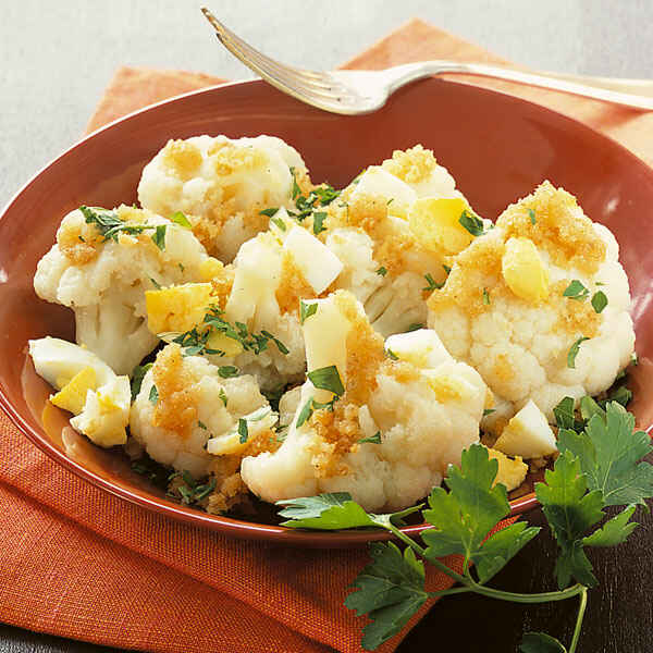 Blumenkohl polnische Art Rezept | Küchengötter Blumenkohl polnische Art Rezept | Küchengötter