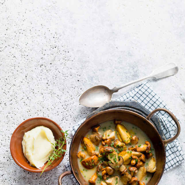 Steinpilzsuppe mit Kartoffeln Rezept | Küchengötter