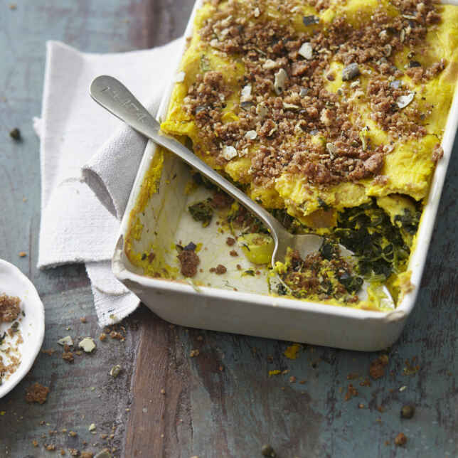 Vegetarische Spinat-Lasagne mit Ziegenkäse Rezept | Küchengötter Vegetarische Spinat-Lasagne mit Ziegenkäse Rezept | Küchengötter