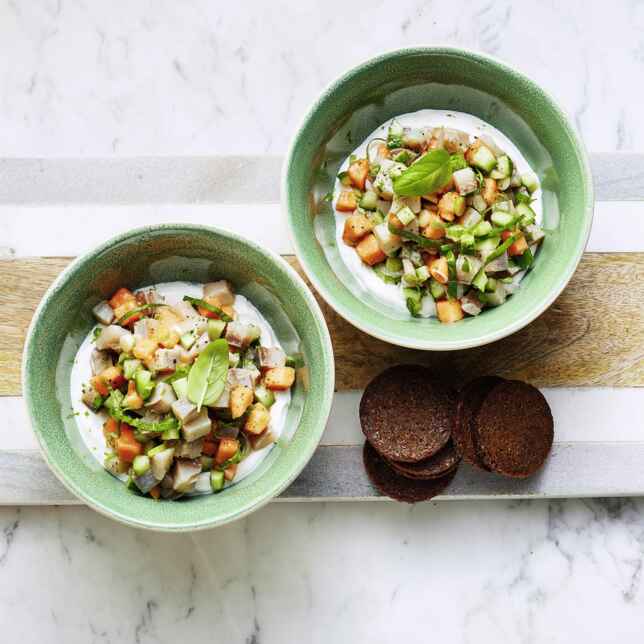 Matjes-Tartar mit Mango Rezept | Küchengötter Matjes-Tartar mit Mango Rezept | Küchengötter