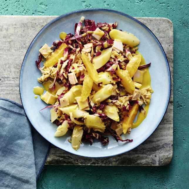 Linsen-Nudel-Salat mit Schwarzwurzeln und Feta Rezept | Küchengötter Linsen-Nudel-Salat mit Schwarzwurzeln und Feta Rezept | Küchengötter