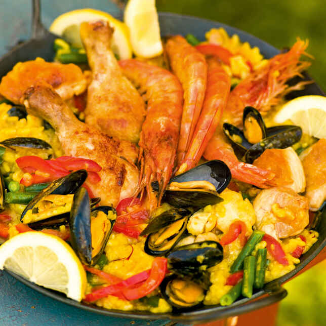 Paella Rezept | Original spanische Reispfanne | Küchengötter