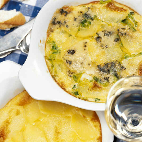 Kartoffel-Lauch-Gratin Rezept | Küchengötter
