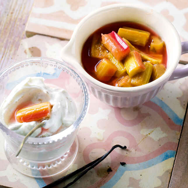 Rhabarberkompott auf Milchreis Rezept | Küchengötter Rhabarberkompott auf Milchreis Rezept | Küchengötter