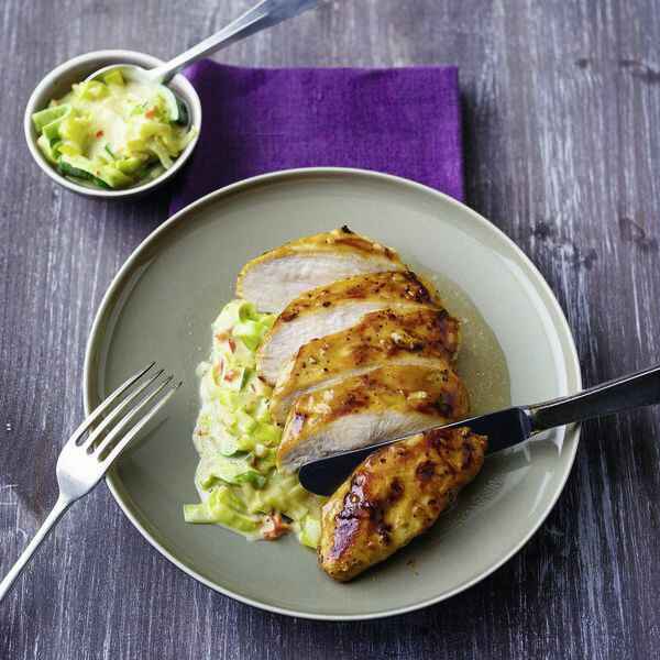 Knusprige Hähnchenbrust mit Pilzen Rezept | Küchengötter Knusprige Hähnchenbrust mit Pilzen Rezept | Küchengötter