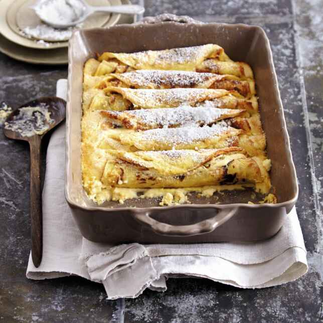 Überbackene Topfenpalatschinken Rezept | Küchengötter Überbackene Topfenpalatschinken Rezept | Küchengötter