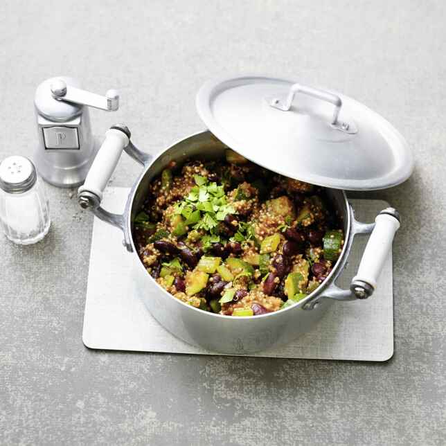 QuinoaChili sin Carne Rezept Küchengötter