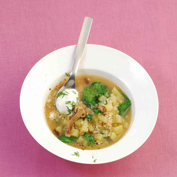 Kartoffel-Spinat-Suppe Rezept | Küchengötter Kartoffel-Spinat-Suppe Rezept | Küchengötter