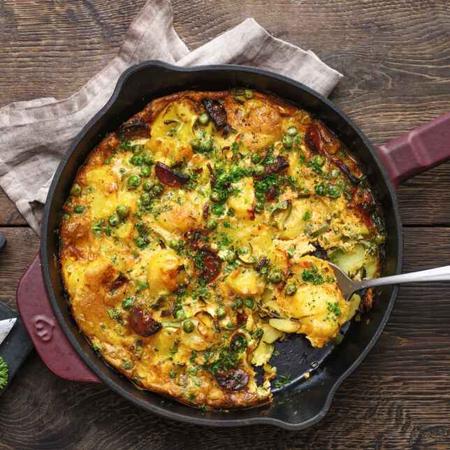 Tortilla mit Chorizo und Manchego | Küchengötter