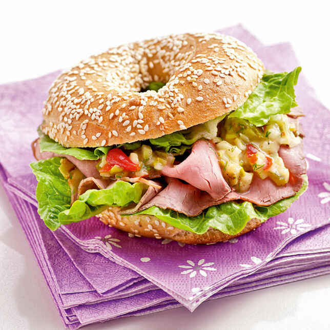 RoastbeefBagel Rezept Küchengötter