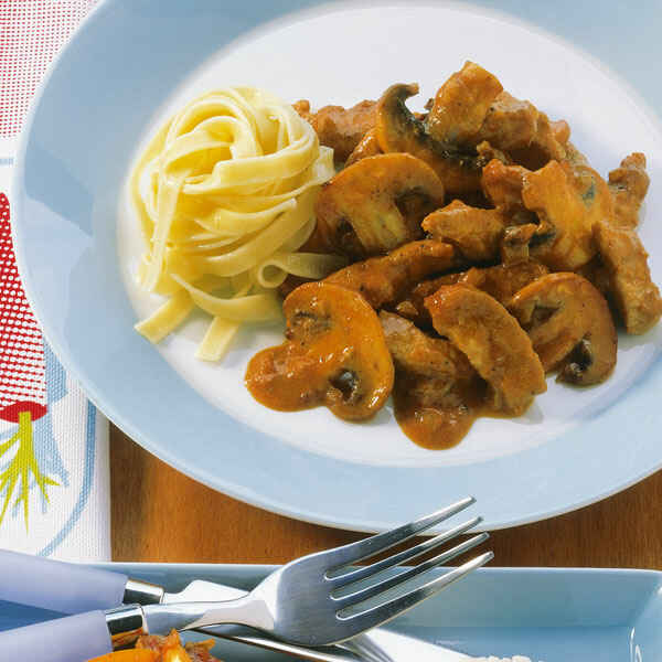 Champignon-Geschnetzeltes Rezept | Küchengötter