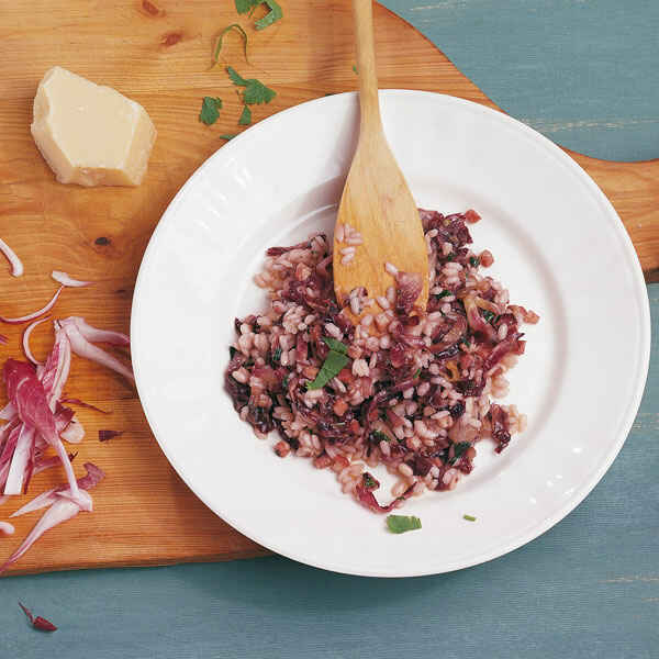 Möhren-Risotto mit Radicchio Rezept | Küchengötter Möhren-Risotto mit Radicchio Rezept | Küchengötter