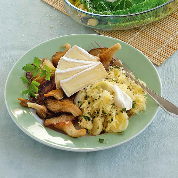 Austernpilze mit Kernen Rezept | Küchengötter Austernpilze mit Kernen Rezept | Küchengötter