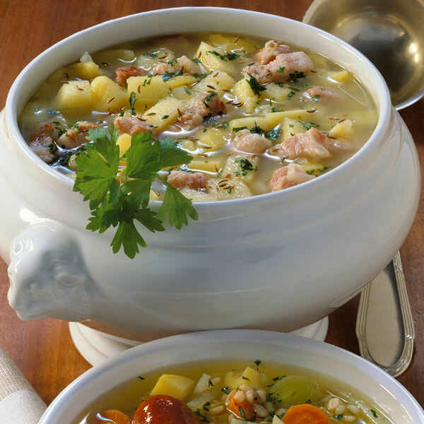 Steckrübeneintopf mit Kasseler Rezept | Küchengötter Steckrübeneintopf mit Kasseler Rezept | Küchengötter