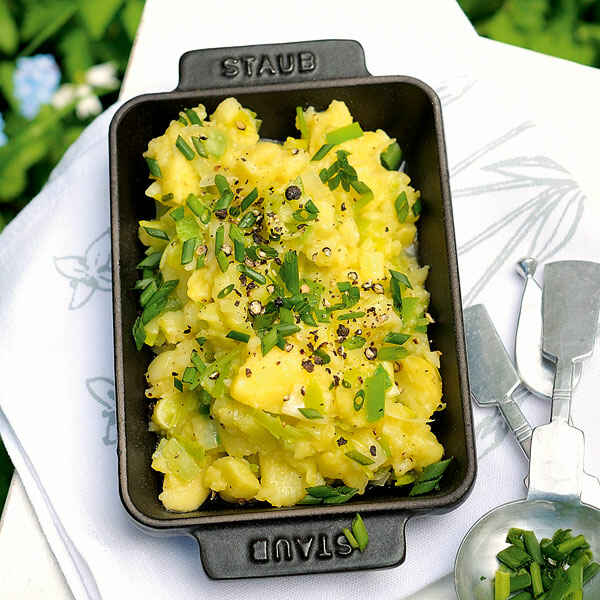Kartoffel-Lauch-Pfanne Rezept | Küchengötter