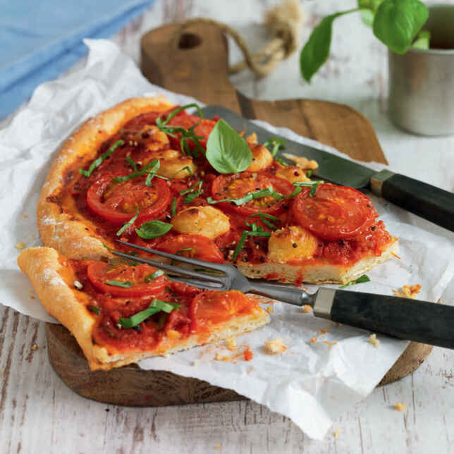 Veganes Pizzabrot mit Kräutern Rezept | Küchengötter Veganes Pizzabrot mit Kräutern Rezept | Küchengötter