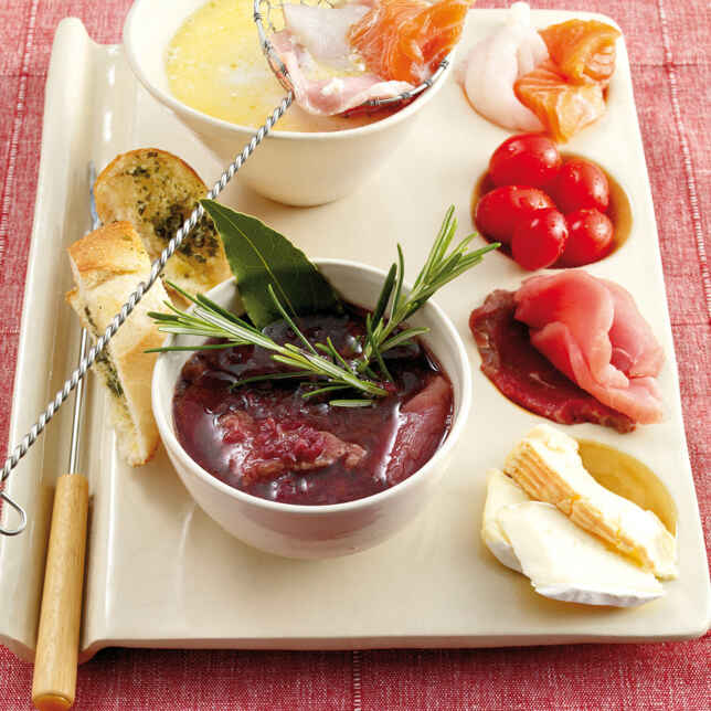 Fondue Bacchus Rezept Küchengötter