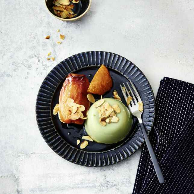 Hafercreme mit karamellisierten Quitten Rezept | Küchengötter Hafercreme mit karamellisierten Quitten Rezept | Küchengötter